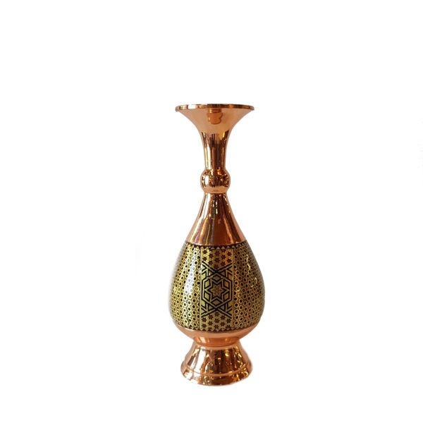 گلدان مس و خاتم 20