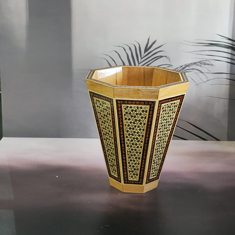 سطل خاتم کاری چوبی کاظمی