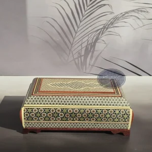 جعبه قاشق و چنگال خاتم آذرخش کاظمی
