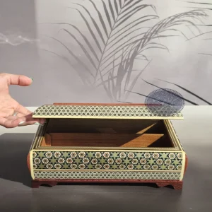 جعبه قاشق و چنگال خاتم آذرخش کاظمی