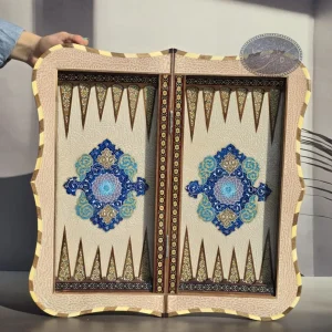 تخته نرد و شطرنج اسلیمی 50 کاظمی