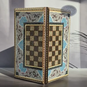 تخته نرد و شطرنج لبگرد اسلیمی کاظمی