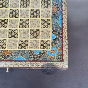 صفحه شطرنج چهارگوش کشویی اسلیمی کاظمی