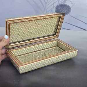 جعبه جواهرات خاتم کاری میدان کاظمی