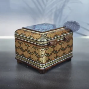 جعبه خاتم نقاشی اسلیمی کاظمی