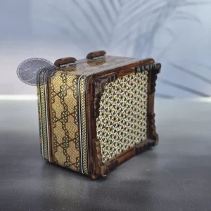 جعبه خاتم نقاشی اسلیمی کاظمی