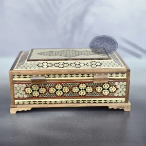 جعبه خاتم کاری 14*22 کاظمی
