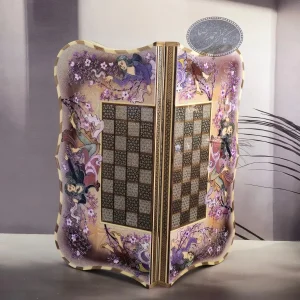 تخته نرد و شطرنج دالبر نگارگری 50 کاظمی
