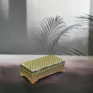 ست سه تکه سطل خاتم کاری چوبی کاظمی