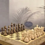 کفی موکت‌دار مهره شطرنج منبت اعلا