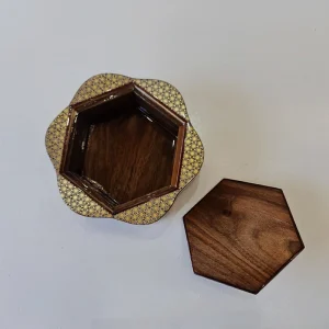 شکلات خوری خاتم گلی سیمی کوچک طرح 2 کاظمی
