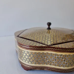 شکلات خوری گلی سیمی بزرگ طرح 2 کاظمی