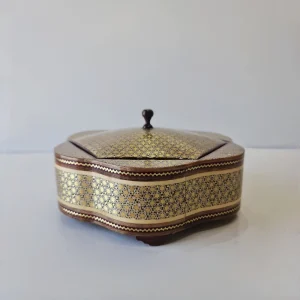 شکلات خوری گلی سیمی متوسط طرح 2 کاظمی