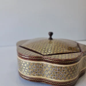شکلات خوری گلی سیمی متوسط طرح 2 کاظمی