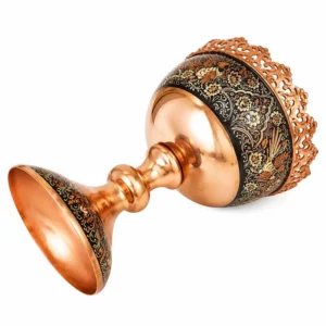آجیل خوری الماس تراش آبکاری نقره ۳۵  کاظمی