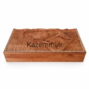 تخته نرد هنری رستم با پوشش روغن