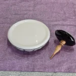 نمای پشت قندان و شکلات خوری سرامیکی