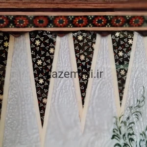 تخته نرد با نگارگری چهارشنبه سوری کار دست استاد 50