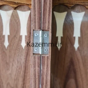 تخته نرد و شطرنج روکش گردو سایز 53 جا مهره دار