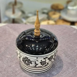 شکلات خوری مدل پایه‌نقش با دسته چوبی