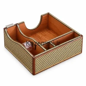 ست اداری 3 کاره رومیزی خاتم کندویی