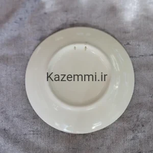 بشقاب دیوارکوب سرامیکی نقاشی گل و مرغ کوچک