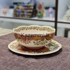 کاسه بشقاب سرامیکی نقاشی دست کوچک